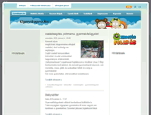 Tablet Screenshot of gyerekapro.hu